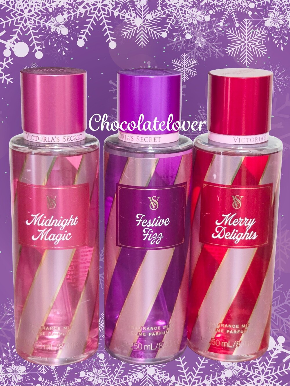 Victoria's Secret Holiday Fragrance Mist Set 3PC New!♡